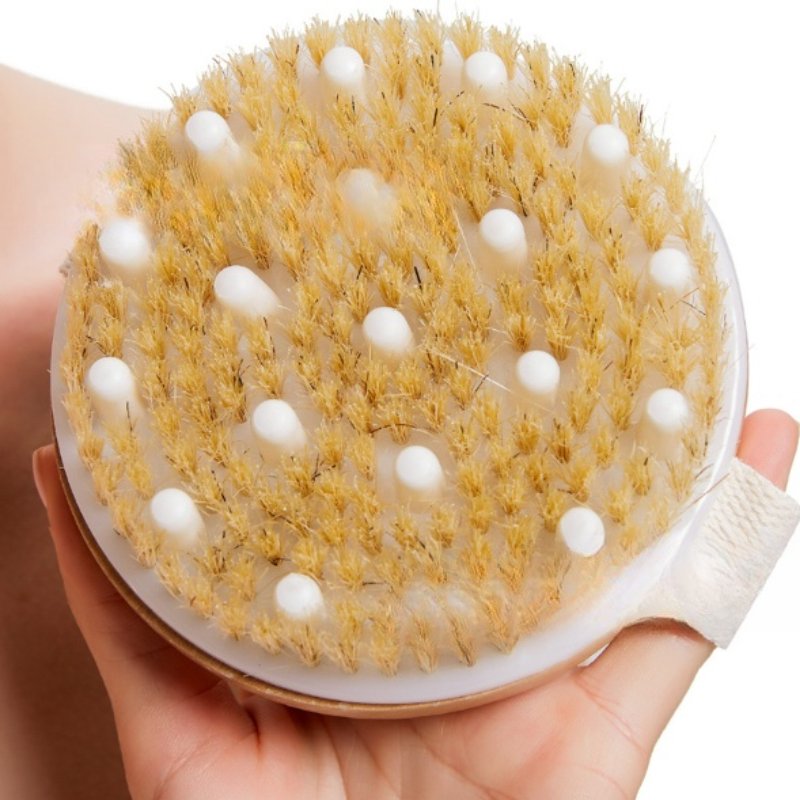 Exfoliating Dry Body Brush / Wooden Massage Exfoliating Brush