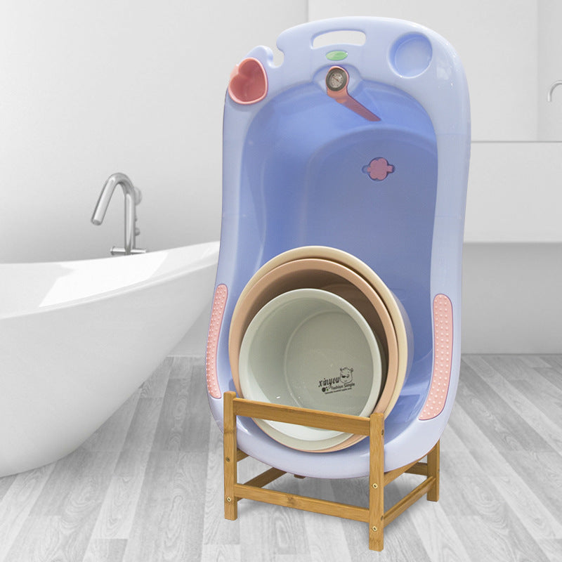 Bamboo Bathroom Organizer Shelf/ Small Bathroom Corner Shelf