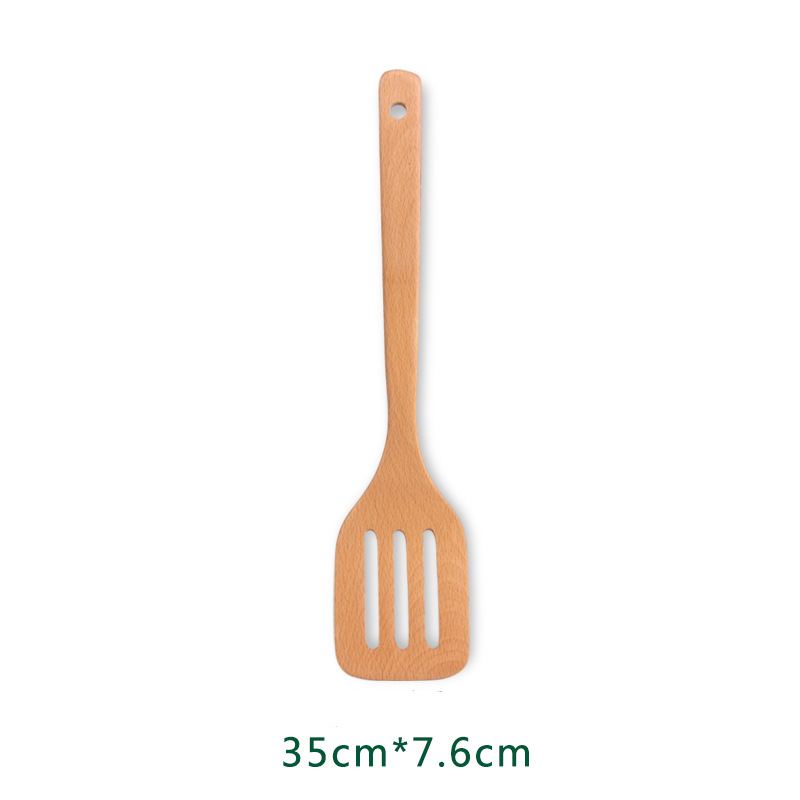 Natural Wooden Utensil Set for Cooking