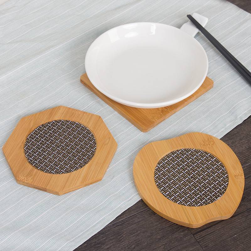 Bamboo Wood Trivets Set / Natural Cup Coaster Kit GreenLivingLife