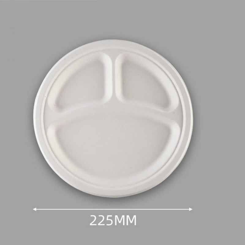 Disposable Compartment Paper Plates for Parties / Togo Food / BBQ