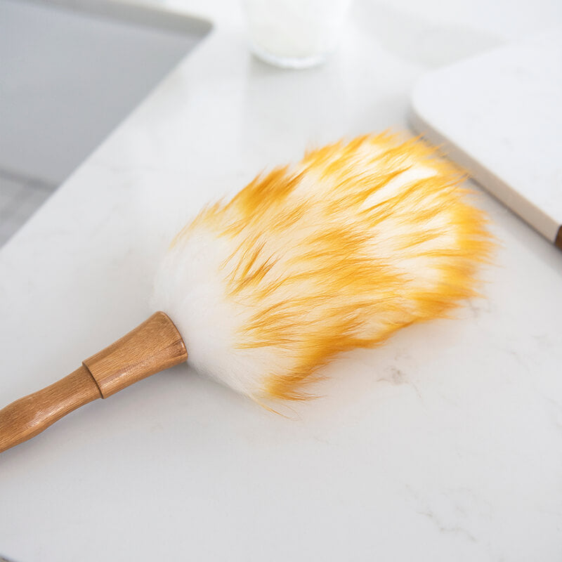 Premium Lambswool Duster with Wooden Long Handle GreenLivingLife