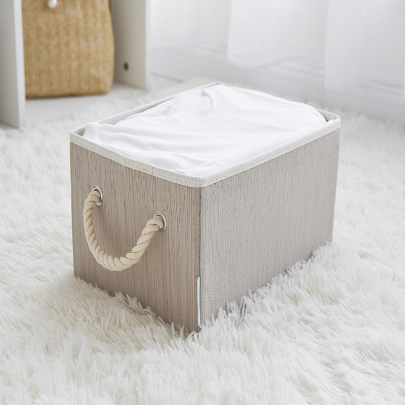 We think storage.™ Foldable Organizing Storage Bin with Rope Handle, Clay (11L/20L/34L)