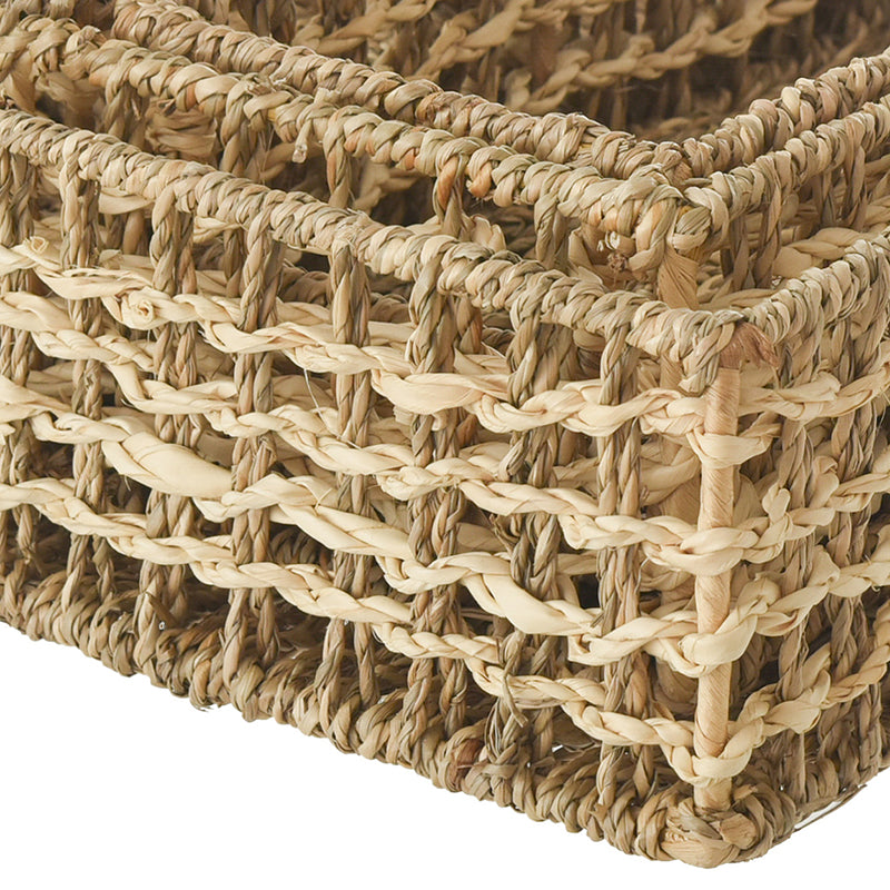 We think storage.™ Natural Seagrass Storage Bin (set of 5)