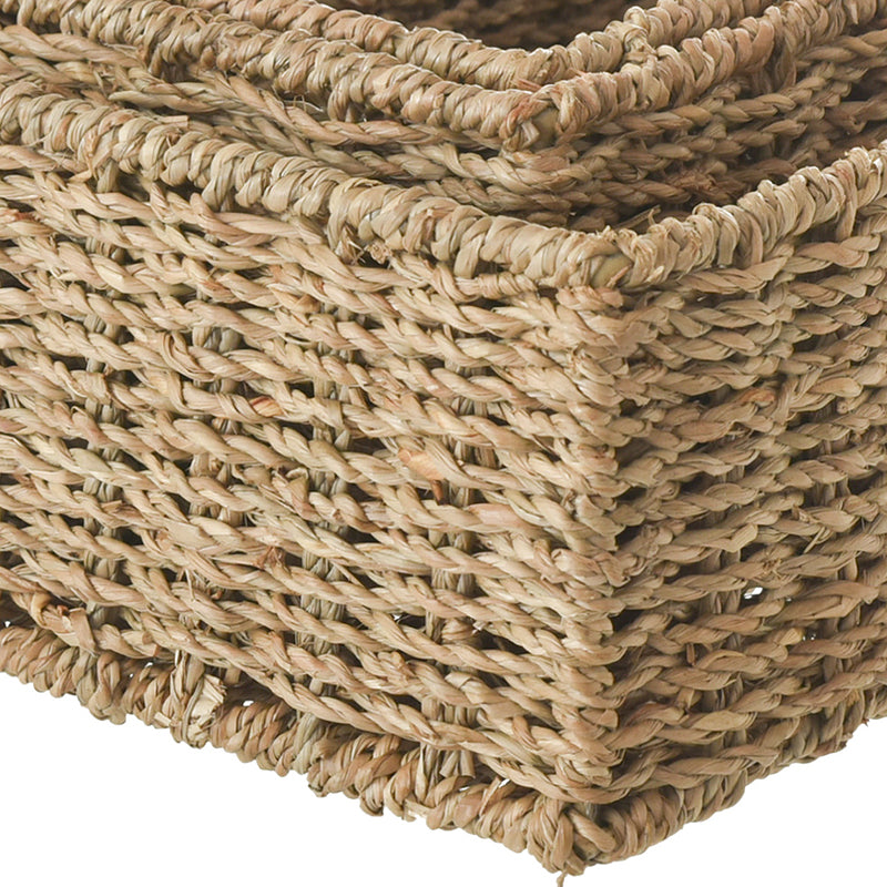 We think storage.™ Natural Seagrass Storage Bin (set of 5)