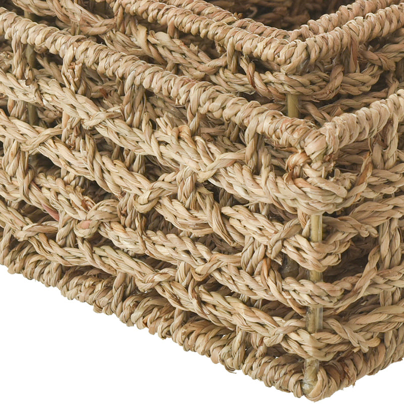 We think storage.™ Natural Seagrass Storage Bin (set of 5)