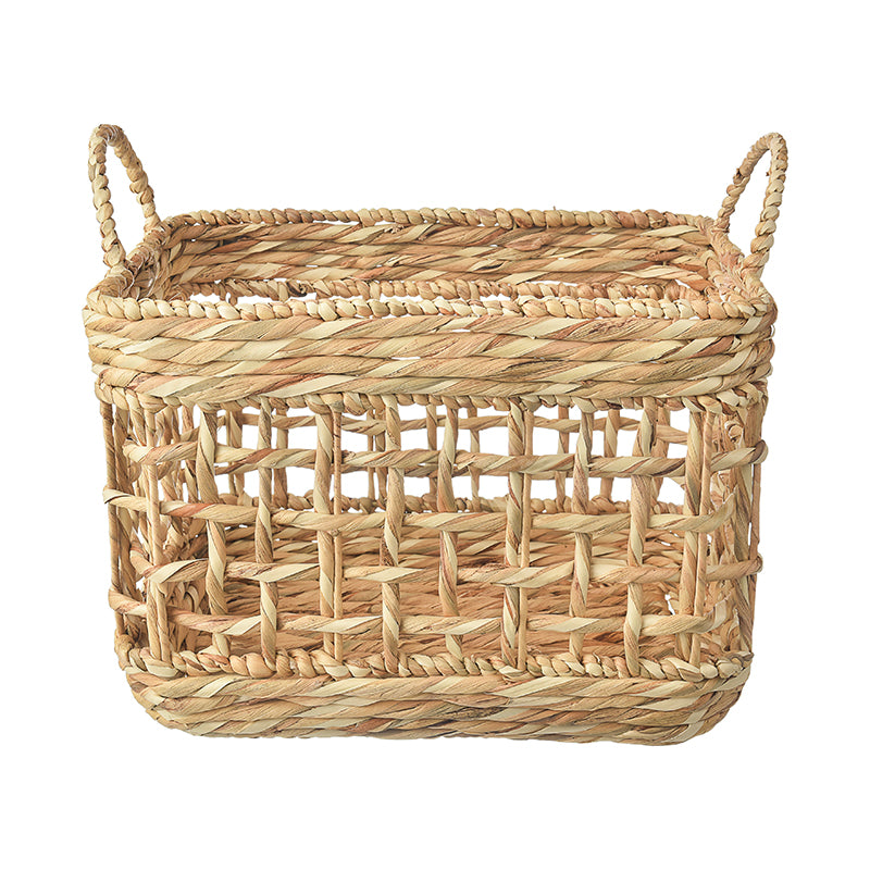 We think storage.™ Elegant Natural Palm Leaf Storage Basket