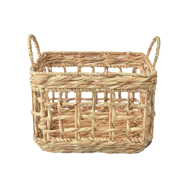 We think storage.™ Elegant Natural Palm Leaf Storage Basket