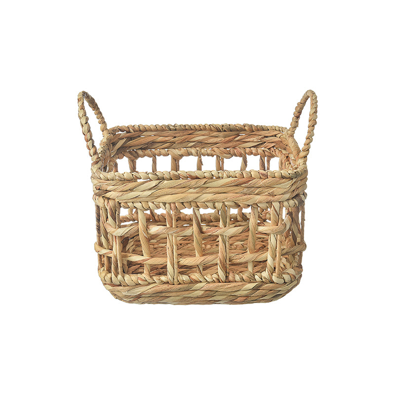 We think storage.™ Elegant Natural Palm Leaf Storage Basket