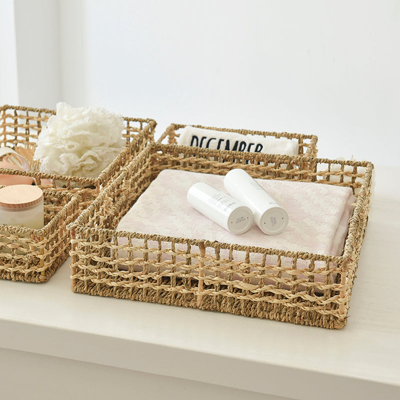 We think storage.™ Natural Seagrass Storage Bin (set of 5)