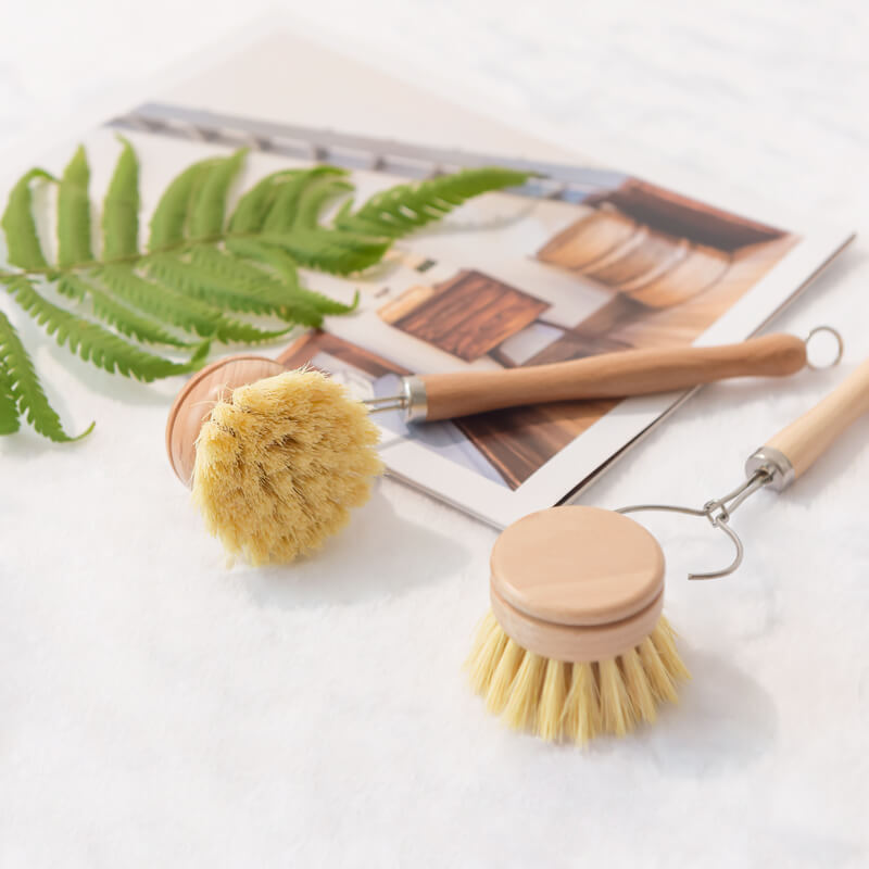 This sustainable dish cleaning brush is infinitely reusable thanks