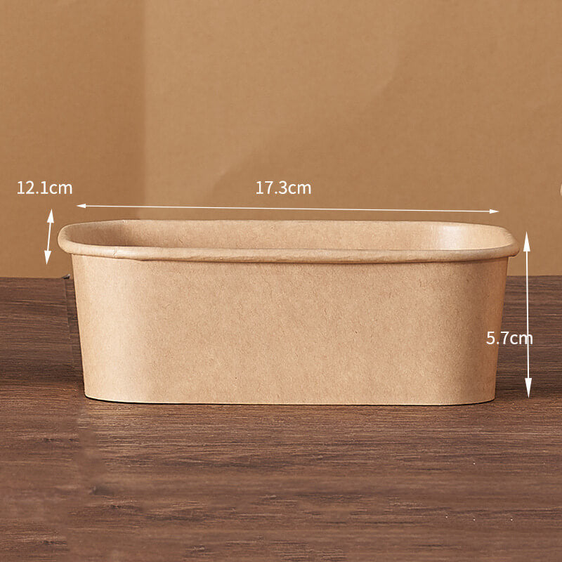 Compostable Kraft Paper Takeout Box