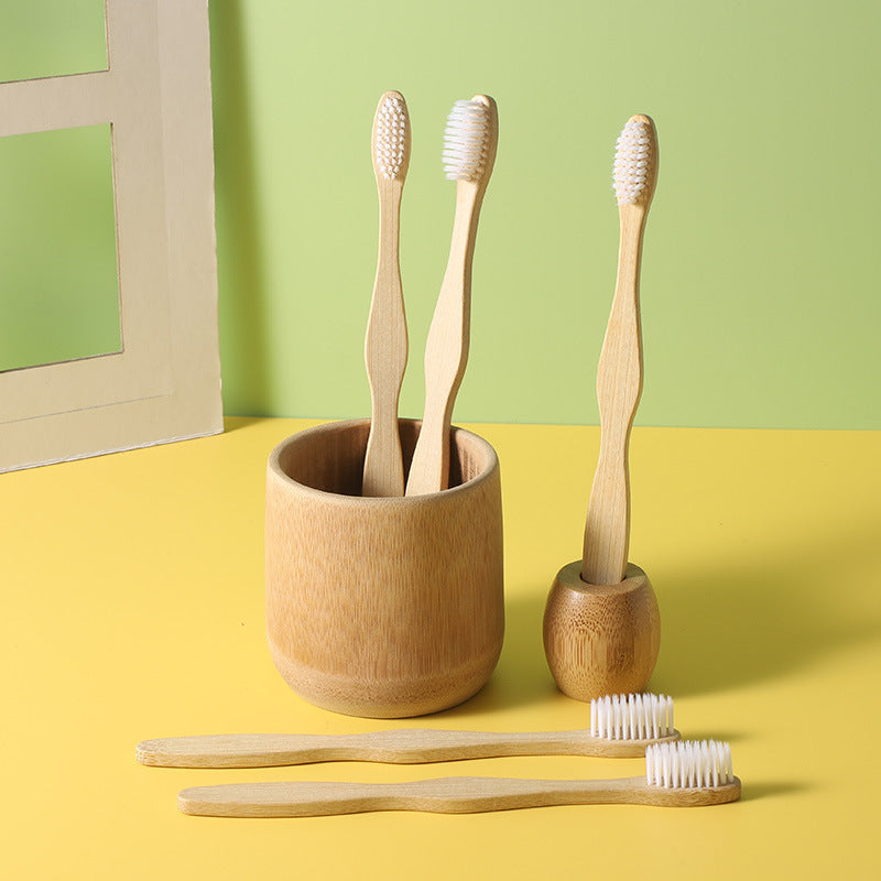 Biodegradable Soft Bristles Bamboo Toothbrush