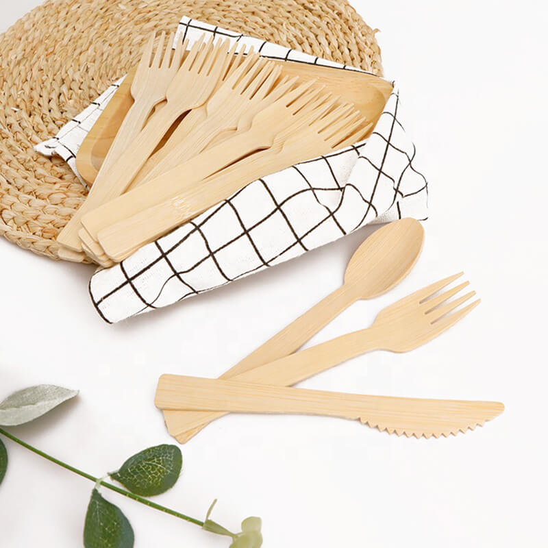 Disposable Wooden Cutlery Set-1