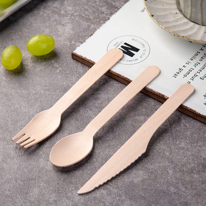 Eco-friendly Disposable Wooden Cultery Set