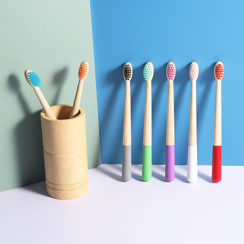 Mini Size Bamboo Toothbrush for Kids/ Children/ Home/ Travel