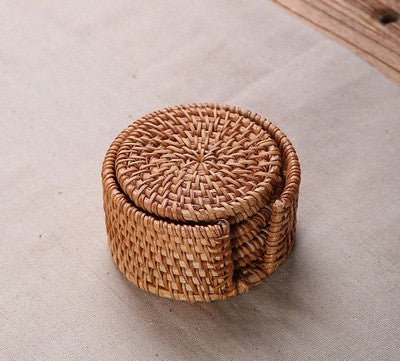 Rattan Coaster