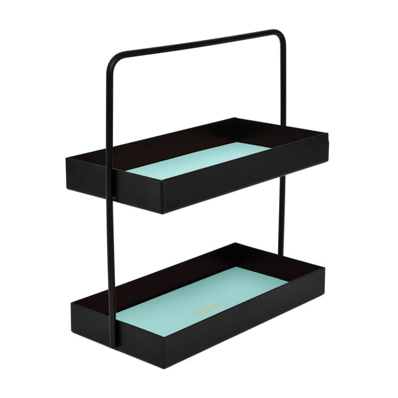 Metal Rectangle Accessory Trays Stand