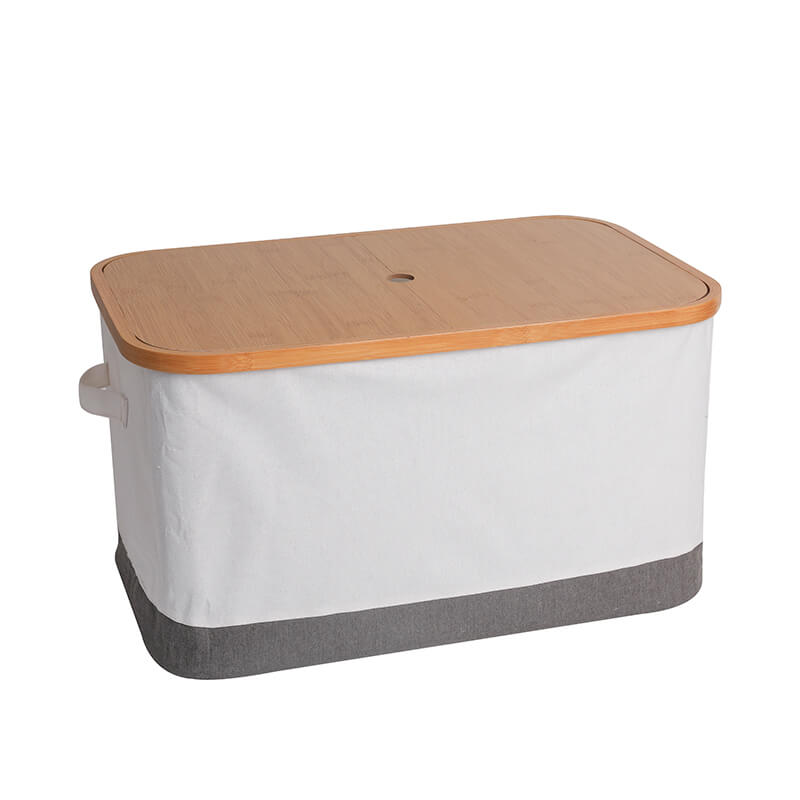 Collapsible Fabric Storage Bins with Lids / Shelf Basket