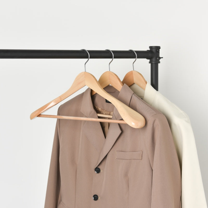 200 Sweater Camisole Jacket Dress Coat Hangers Natural Wooden