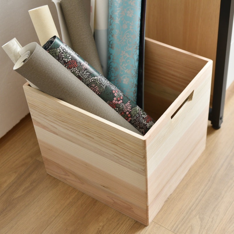 Selected Wooden Storage Box with Handle for Office/ Bathroom/ Kitchen