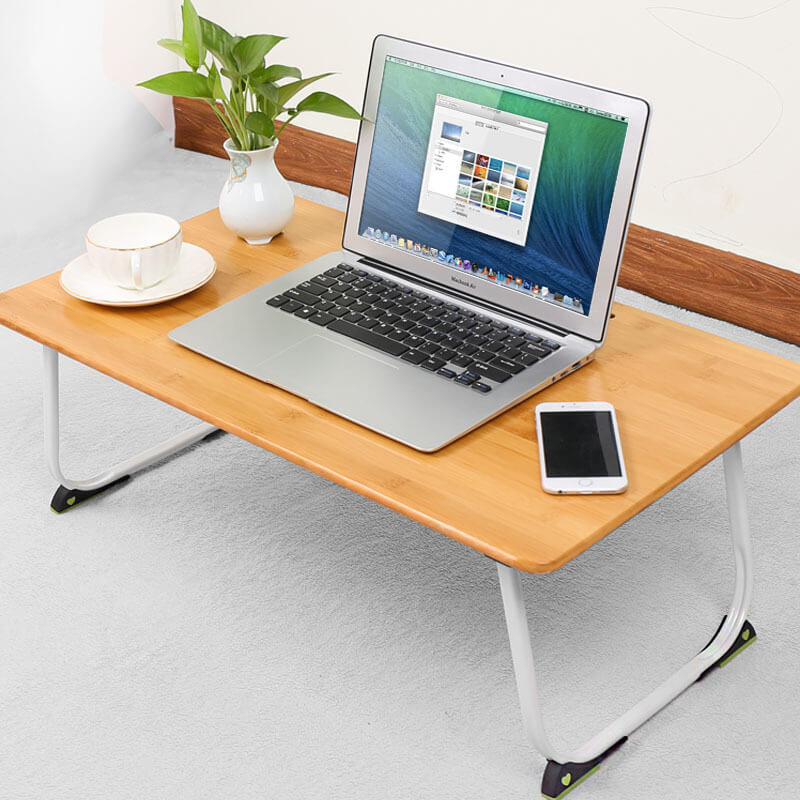 Multi-purpose Portable Laptop Bed Table with Foldable Legs for Sofa/ Bed/ Office/ Dormitory/ Balcony