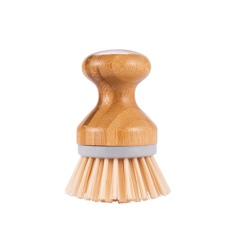 Round Head Wooden Dish Brush for Cleaning Pans/ Bowls/Food