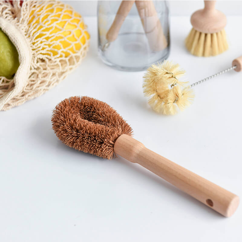 Natural Coconut Fiber Kitchen Brush