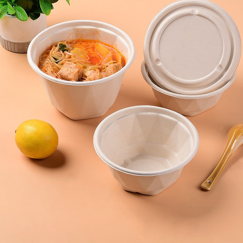 Disposable Soup Bowl with Lid for Takeout Food – GreenLivingLife
