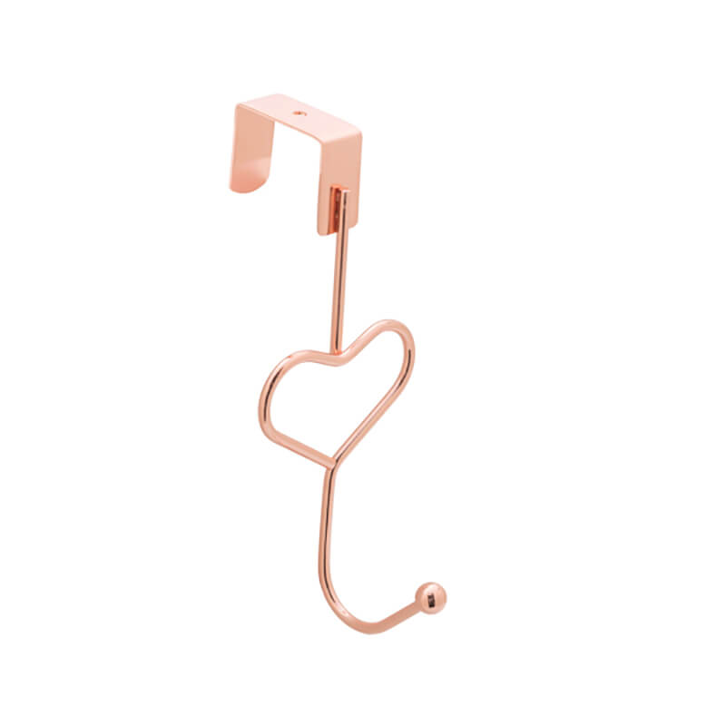 Charming Heart-Shaped Metal Over Door Hooks-1/2/3 Hooks Rose Gold –  GreenLivingLife