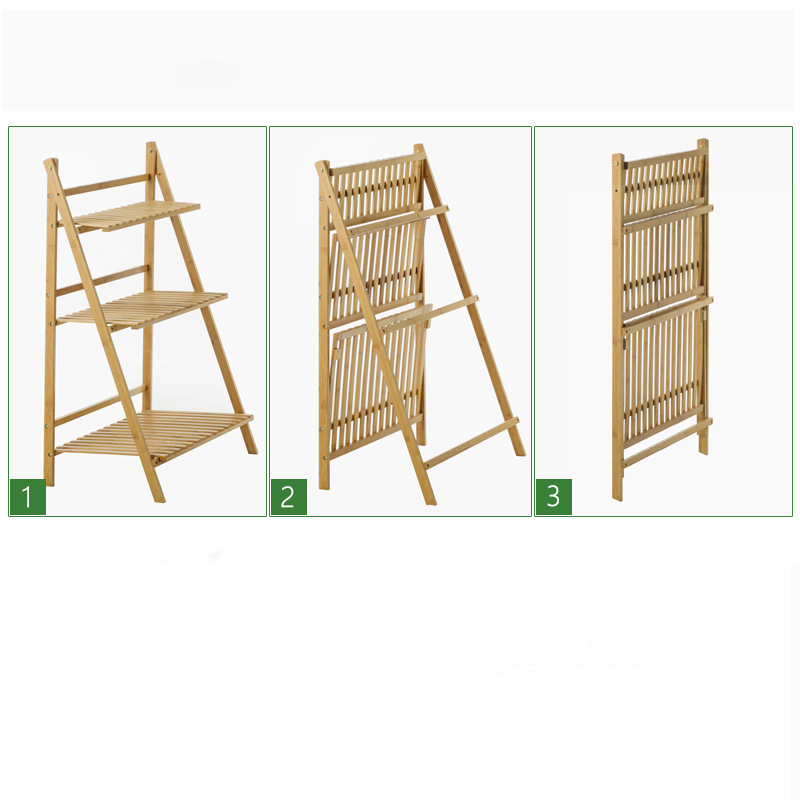 3-Tier Foldable Bamboo Plant Stand
