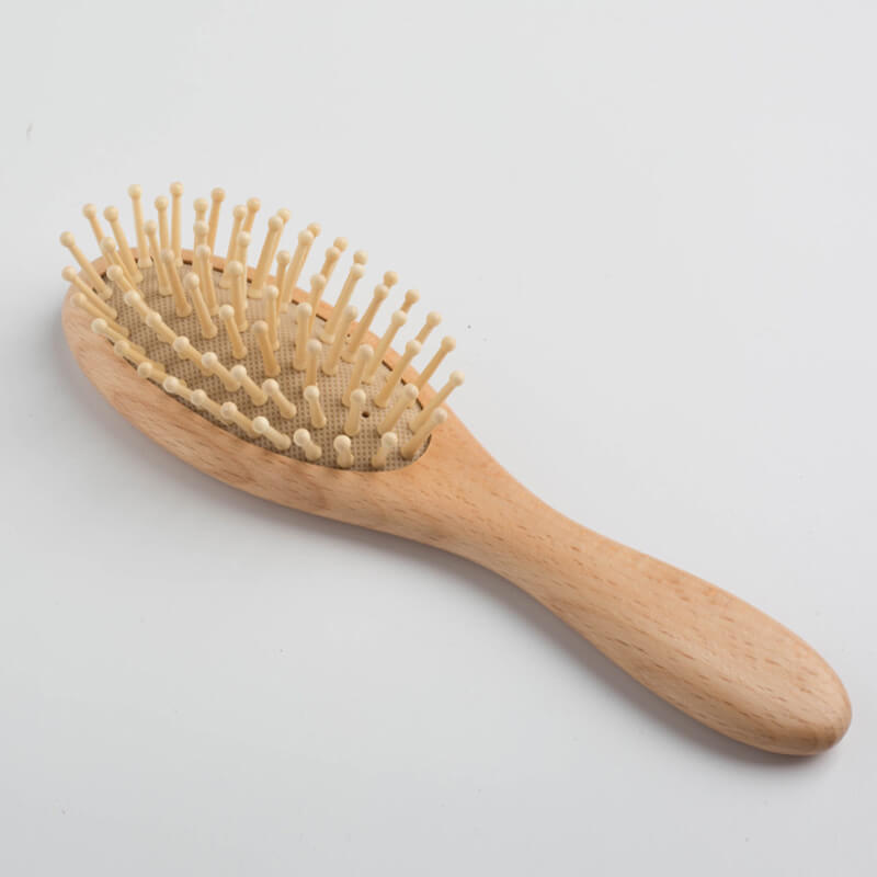 wooden hair brush kit