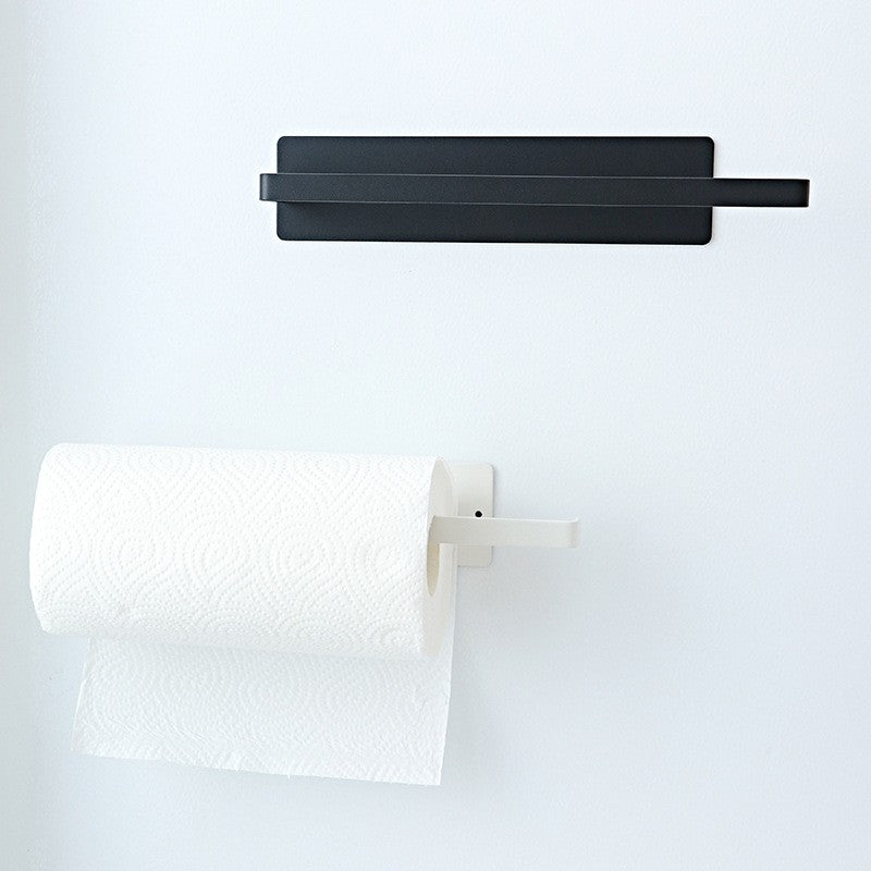 Magnetic Paper Towel Holder, Black