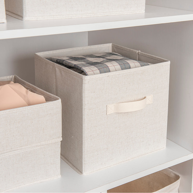Open-top Foldable Fabric Storage Bins