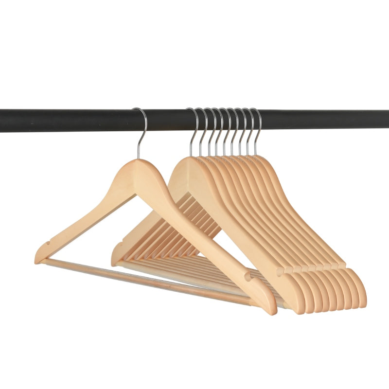 Natural Wooden Hangers for Clothes